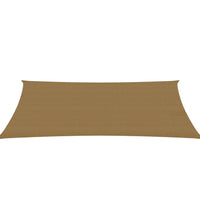 Sonnensegel 160 g/m² Taupe 3x6 m HDPE