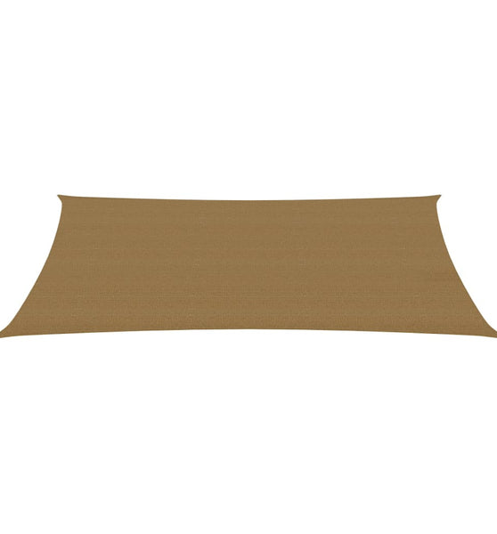 Sonnensegel 160 g/m² Taupe 3x6 m HDPE