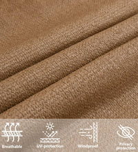 Sonnensegel 160 g/m² Taupe 5x8 m HDPE