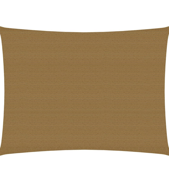 Sonnensegel 160 g/m² Taupe 6x7 m HDPE