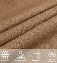Sonnensegel 160 g/m² Taupe 2,5x2,5x3,5 m HDPE