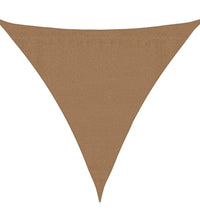 Sonnensegel 160 g/m² Taupe 3x3x3 m HDPE