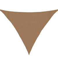 Sonnensegel 160 g/m² Taupe 3x3x4,2 m HDPE