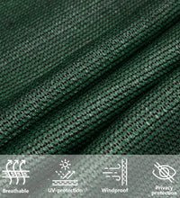 Sonnensegel 160 g/m² Dunkelgrün 7x7 m HDPE