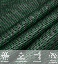 Sonnensegel 160 g/m² Dunkelgrün 5x6 m HDPE