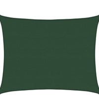 Sonnensegel 160 g/m² Dunkelgrün 6x7 m HDPE