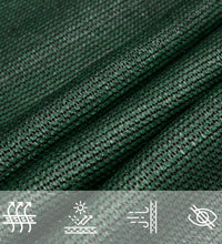 Sonnensegel 160 g/m² Dunkelgrün 4/5x4 m HDPE