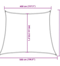 Sonnensegel 160 g/m² Dunkelgrün 4/5x4 m HDPE