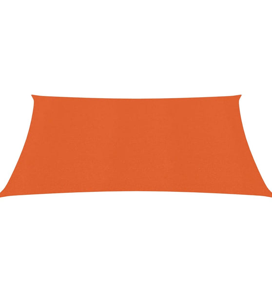 Sonnensegel 160 g/m² Orange 3x3 m HDPE