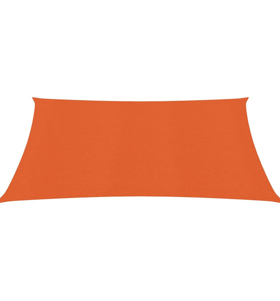 Sonnensegel 160 g/m² Orange 2x2,5 m HDPE