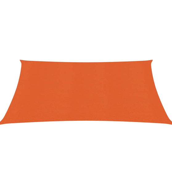 Sonnensegel 160 g/m² Orange 2,5x3 m HDPE