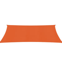 Sonnensegel 160 g/m² Rechteckig Orange 3x6 m HDPE