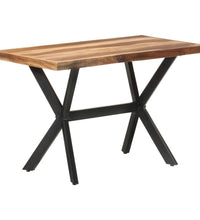 Esstisch 120x60x75 cm Massivholz Honigfarben