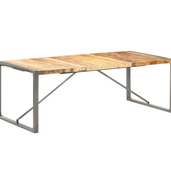 Esstisch 220x100x75 cm Raues Mango-Massivholz