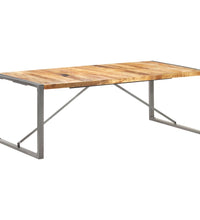 Esstisch 220x100x75 cm Raues Mango-Massivholz