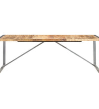 Esstisch 220x100x75 cm Raues Mango-Massivholz