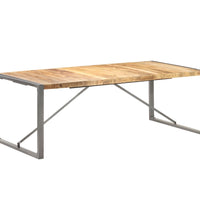 Esstisch 220x100x75 cm Raues Mango-Massivholz