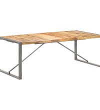 Esstisch 220x100x75 cm Raues Mango-Massivholz