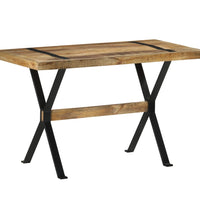 Esstisch 120x60x76 cm Raues Mangoholz