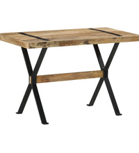 Esstisch 120x60x76 cm Raues Mangoholz
