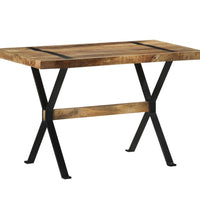 Esstisch 120x60x76 cm Raues Mangoholz