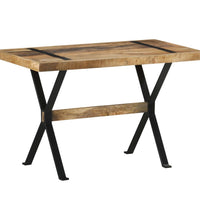 Esstisch 120x60x76 cm Raues Mangoholz