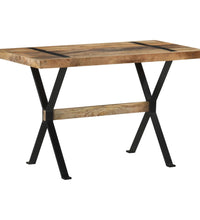 Esstisch 120x60x76 cm Raues Mangoholz