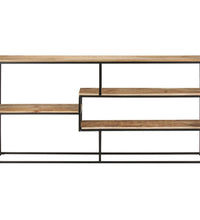 Sideboard 150x30x75 cm Raues Mangoholz