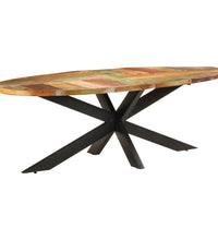 Esstisch 240x100x75 cm Altholz Massiv