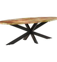 Esstisch 240x100x75 cm Altholz Massiv