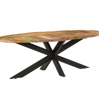 Esstisch 240x100x75 cm Altholz Massiv