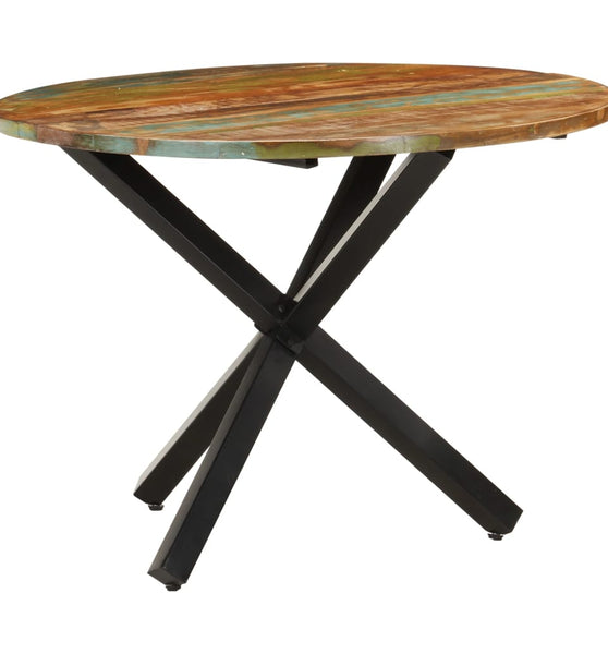 Esstisch Rund 100x100x75 cm Altholz Massiv