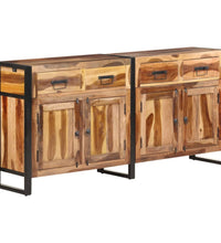 Sideboard 172x35x80 cm Massivholz Akazie Honigfarben