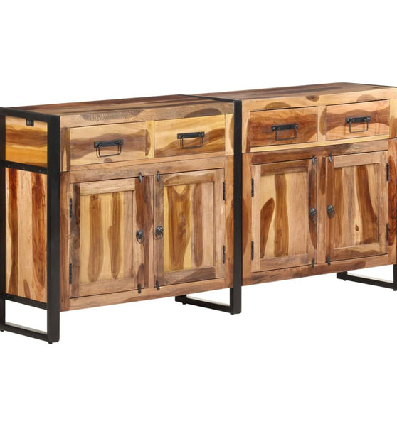 Sideboard 172x35x80 cm Massivholz Akazie Honigfarben