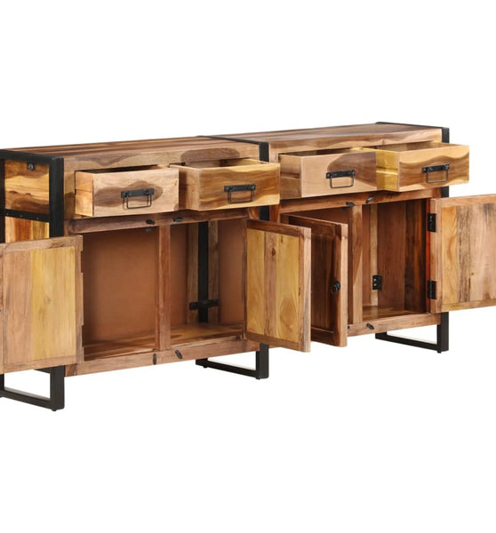 Sideboard 172x35x80 cm Massivholz Akazie Honigfarben