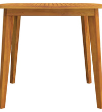 Gartentisch 85x85x75 cm Massivholz Akazie