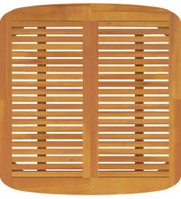 Gartentisch 85x85x75 cm Massivholz Akazie