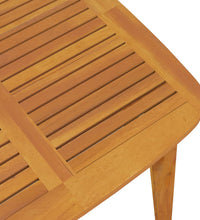 Gartentisch 85x85x75 cm Massivholz Akazie