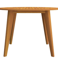 Gartentisch Ø110x75 cm Massivholz Akazie