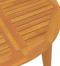 Gartentisch Ø110x75 cm Massivholz Akazie