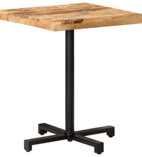 Bistrotisch Quadratisch 60x60x75 cm Raues Mangoholz