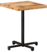 Bistrotisch Quadratisch 60x60x75 cm Raues Mangoholz