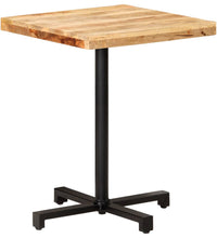 Bistrotisch Quadratisch 60x60x75 cm Raues Mangoholz