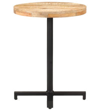 Bistrotisch Rund Ø60x75 cm Raues Mangoholz
