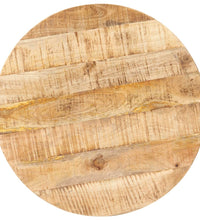 Bistrotisch Rund Ø60x75 cm Raues Mangoholz