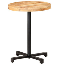Bistrotisch Rund Ø60x75 cm Raues Mangoholz
