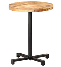 Bistrotisch Rund Ø60x75 cm Raues Mangoholz