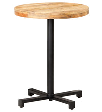 Bistrotisch Rund Ø60x75 cm Raues Mangoholz