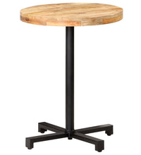 Bistrotisch Rund Ø60x75 cm Raues Mangoholz