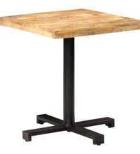 Bistrotisch Quadratisch 70x70x75 cm Raues Mangoholz